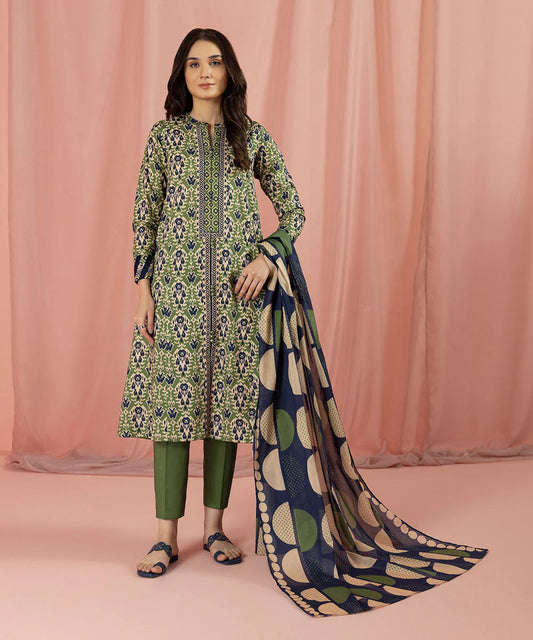 Sapphire | Unstitched 2Pc Printed Lawn - Shirt & Dupatta | 2D-DY23V2-2