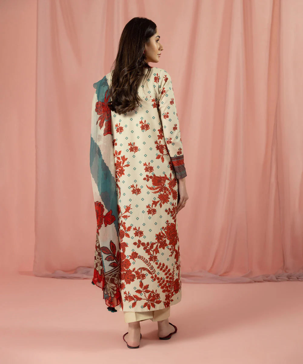 Sapphire | Unstitched 2 Piece Digital Printed Lawn Suit
