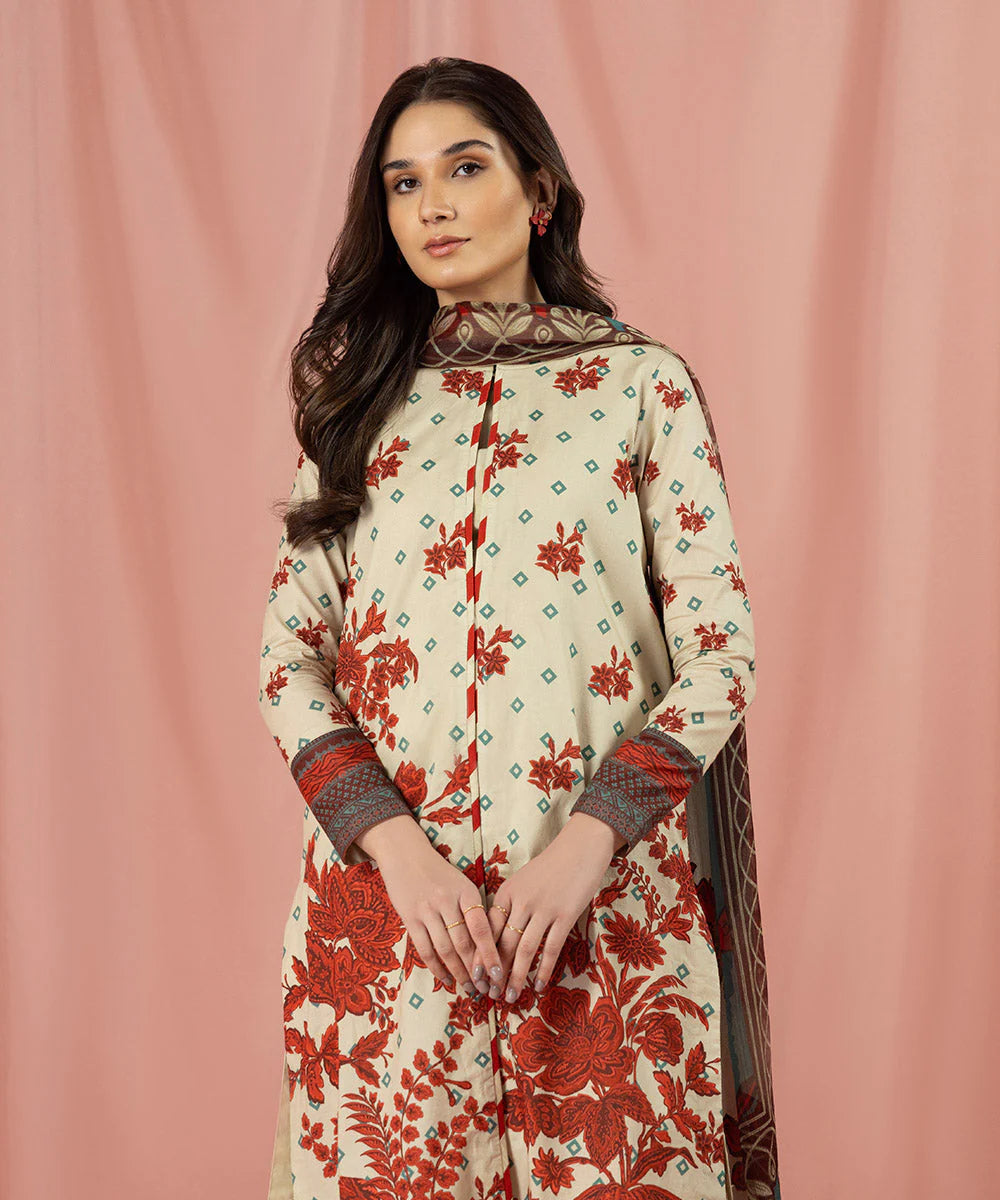 Sapphire | Unstitched 2 Piece Digital Printed Lawn Suit
