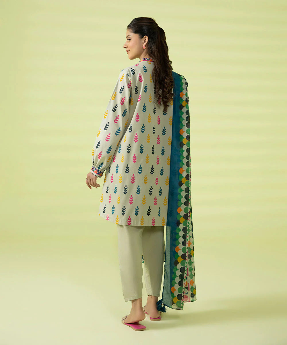 Sapphire | Unstitched 2Pc Printed Lawn - Shirt & Dupatta | 2D-DY23ZV2-6R