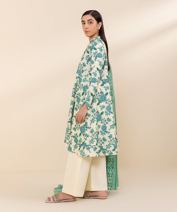 SAPPHIRE | UNSTITCHED 3 PIECE PRINTED LAWN SUIT