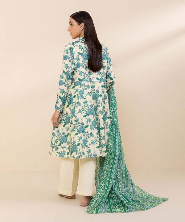 SAPPHIRE | UNSTITCHED 3 PIECE PRINTED LAWN SUIT