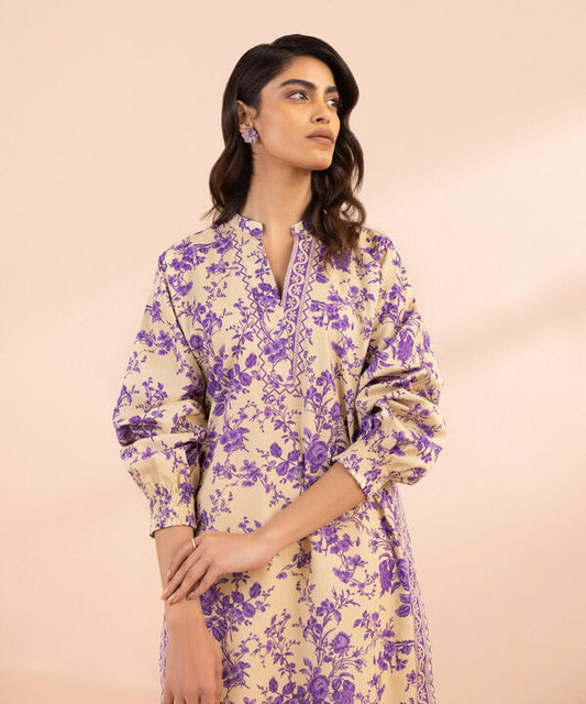 SAPPHIRE | UNSTITCHED 1 PIECE – PRINTED LAWN SHIRT