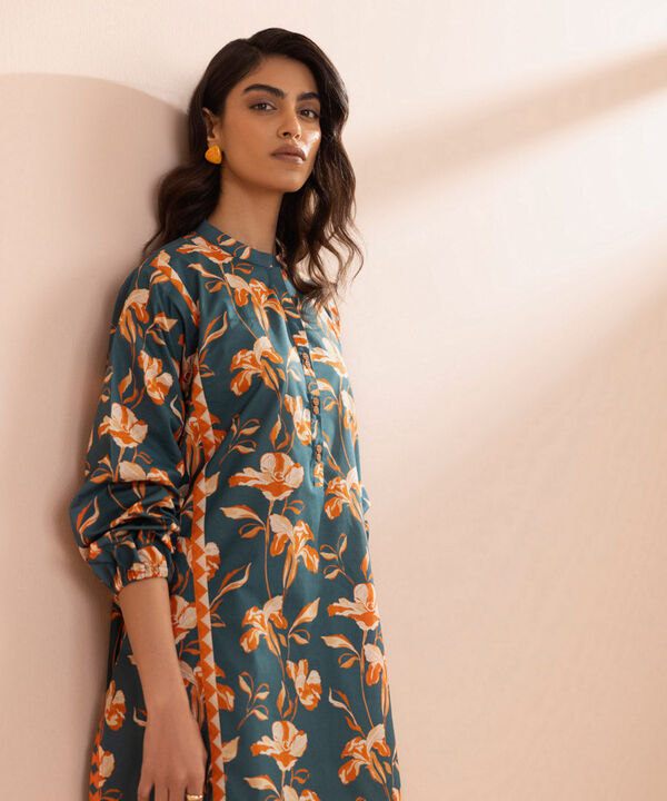 SAPPHIRE | UNSTITCHED 1 PIECE – PRINTED LAWN SHIRT