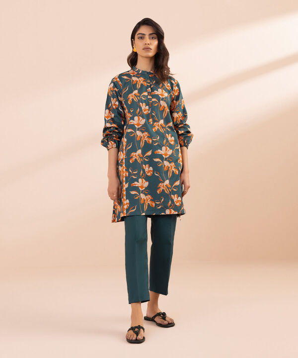 SAPPHIRE | UNSTITCHED 1 PIECE – PRINTED LAWN SHIRT