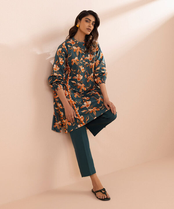 SAPPHIRE | UNSTITCHED 1 PIECE – PRINTED LAWN SHIRT