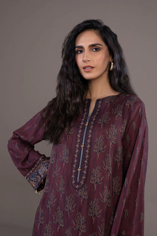Sapphire | Unstitched 2Pc Printed Linen - Shirt & Trouser | U2-DAY23V9-9