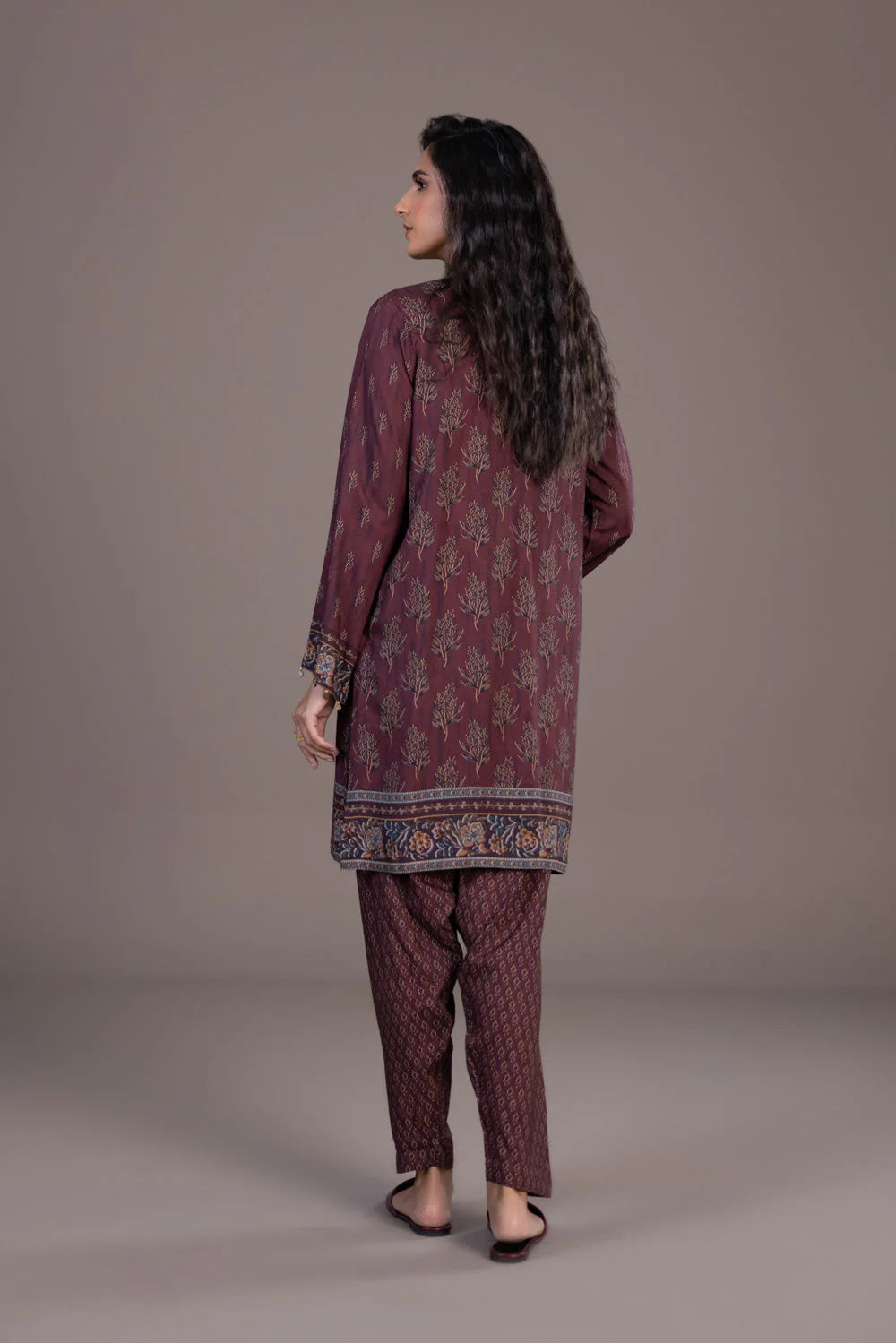Sapphire | Unstitched 2Pc Printed Linen - Shirt & Trouser | U2-DAY23V9-9