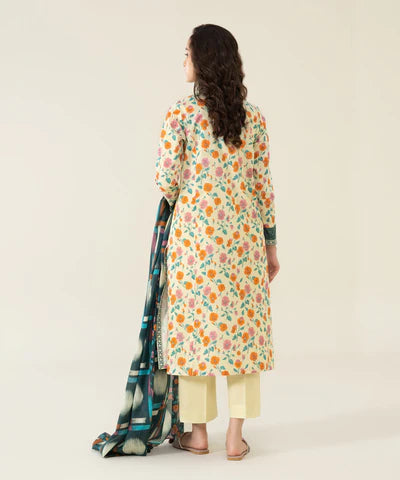 SAPPHIRE | UNSTITCHED 2 PIECE PRINTED LAWN SUIT