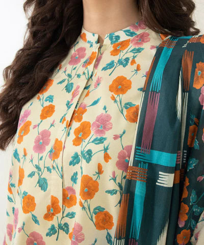 SAPPHIRE | UNSTITCHED 2 PIECE PRINTED LAWN SUIT