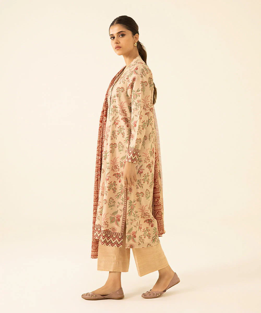 SAPPHIRE | UNSTITCHED 2 PIECE PRINTED KHADDAR SUIT