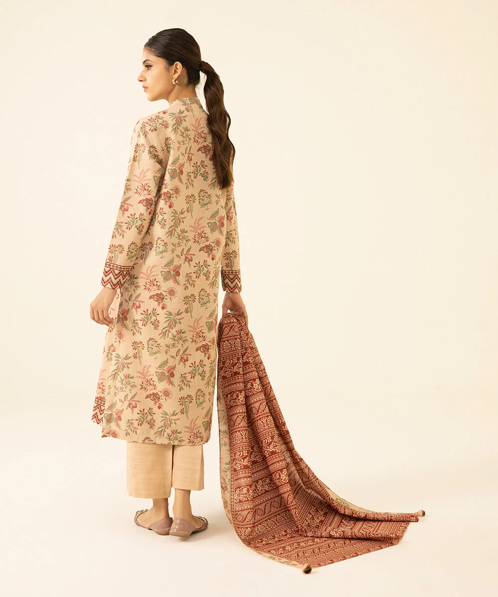 SAPPHIRE | UNSTITCHED 2 PIECE PRINTED KHADDAR SUIT