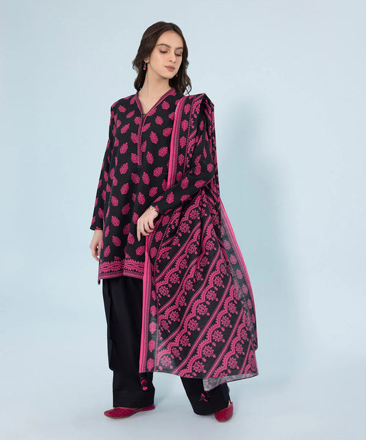 SAPPHIRE | UNSTITCHED 2 PIECE PRINTED CAMBRIC SUIT