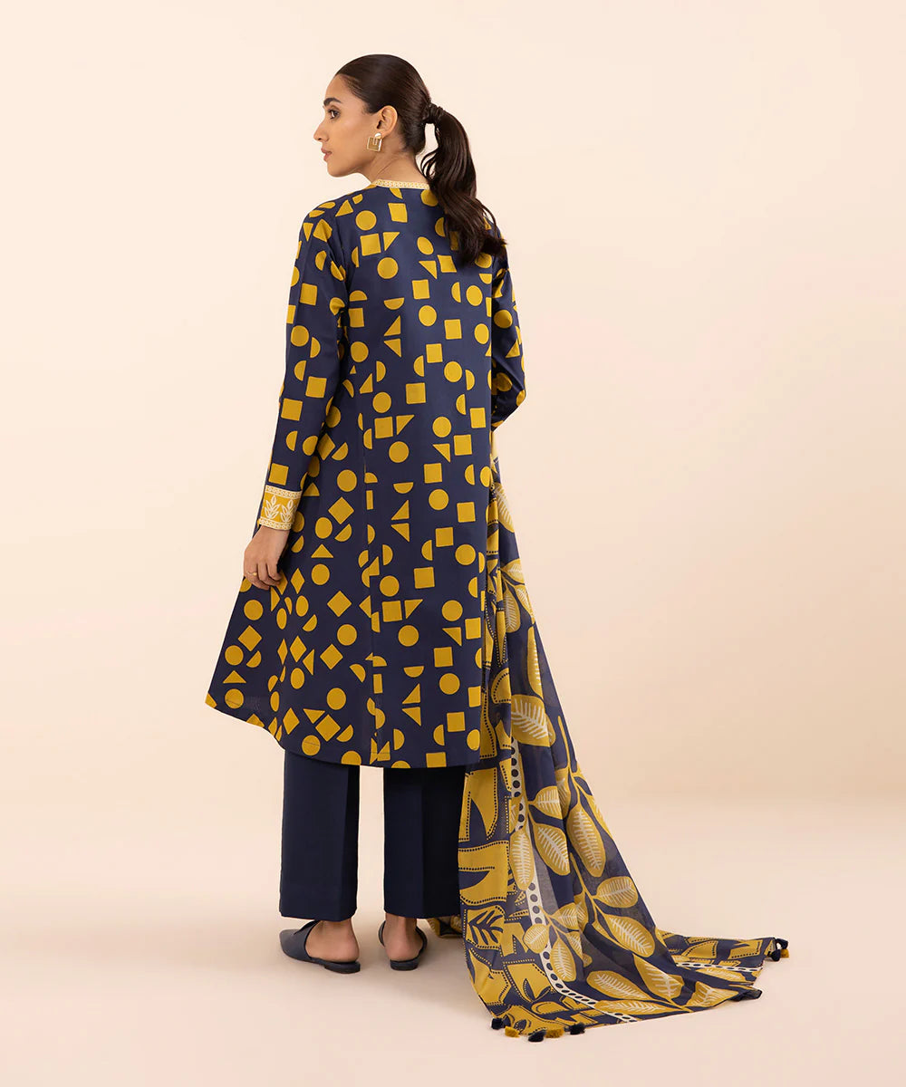 SAPPHIRE | UNSTITCHED 2 PIECE PRINTED LAWN SUIT