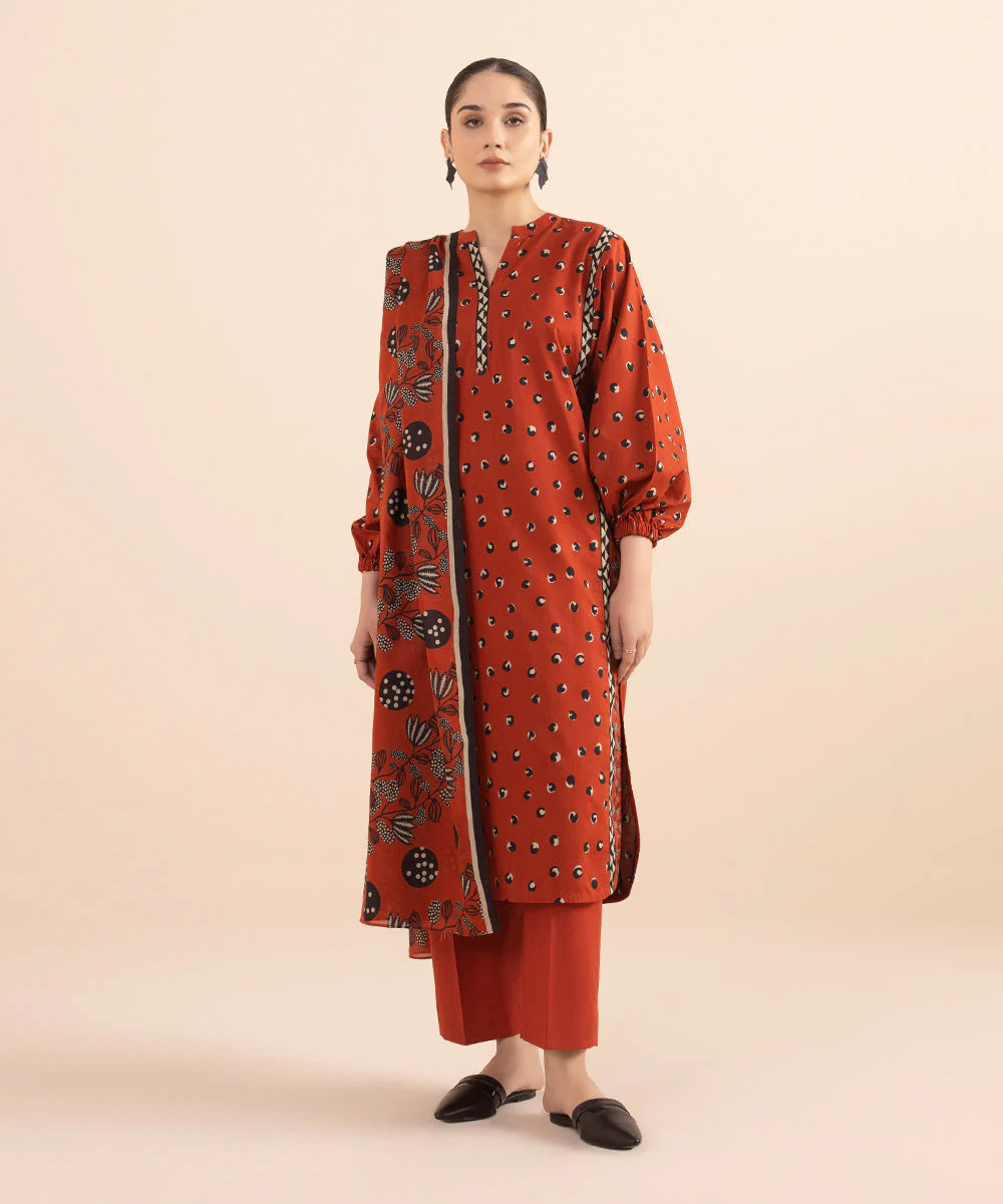 SAPPHIRE | UNSTITCHED 2 PIECE PRINTED LAWN SUIT