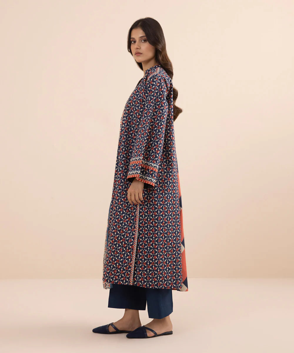 SAPPHIRE | UNSTITCHED 2 PIECE PRINTED LAWN SUIT