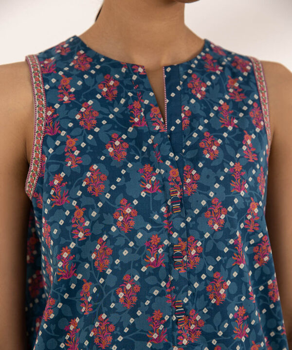 SAPPHIRE | UNSTITCHED 2 PIECE PRINTED LAWN SUIT