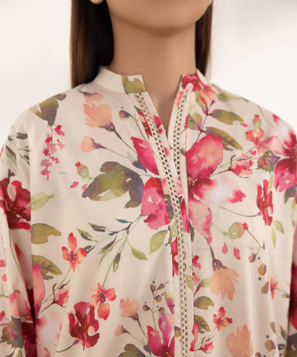 SAPPHIRE | UNSTITCHED 2 PIECE PRINTED LAWN SUIT
