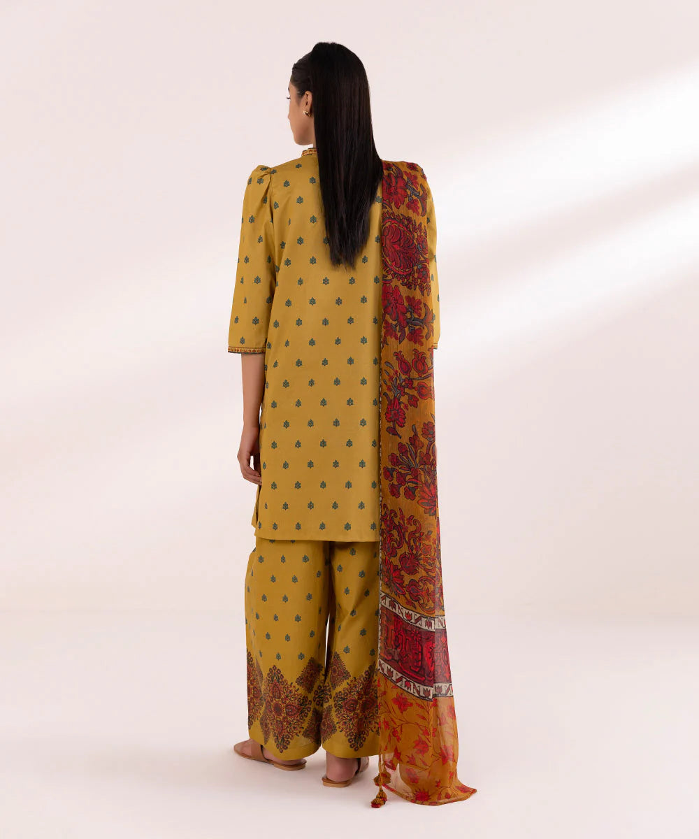 SAPPHIRE | UNSTITCHED 3 PIECE PRINTED CAMBRIC SUIT