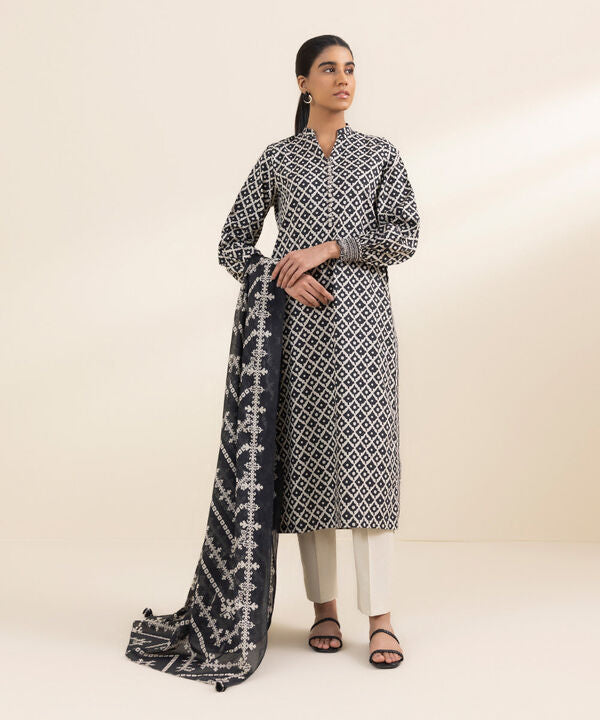 SAPPHIRE | UNSTITCHED 2 PIECE PRINTED LAWN SUIT