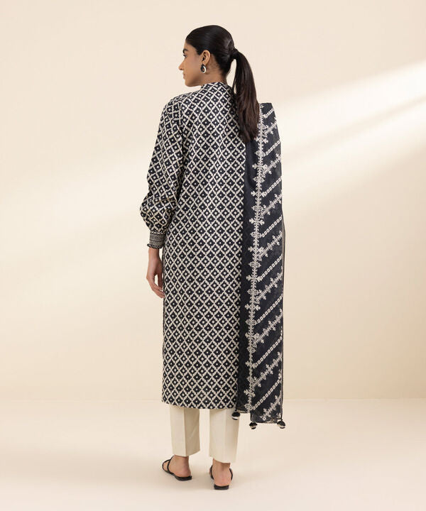 SAPPHIRE | UNSTITCHED 2 PIECE PRINTED LAWN SUIT