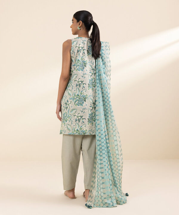 SAPPHIRE | UNSTITCHED 2 PIECE PRINTED LAWN SUIT