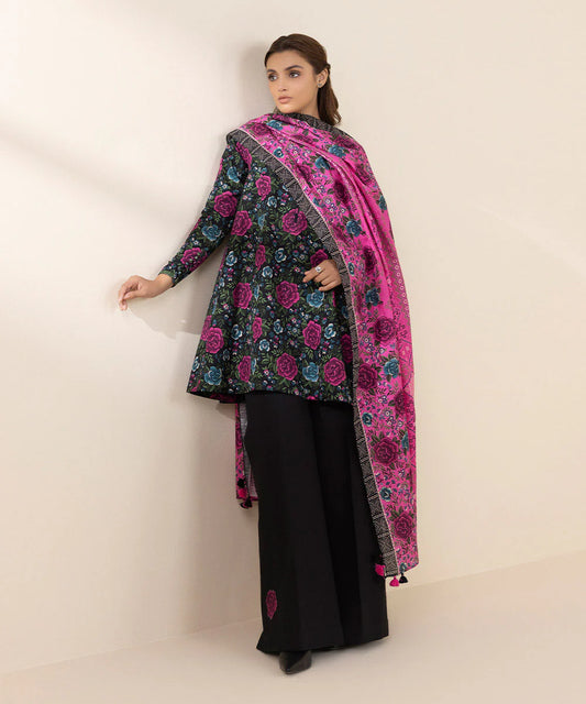 SAPPHIRE | UNSTITCHED 2 PIECE PRINTED KHADDAR SUIT
