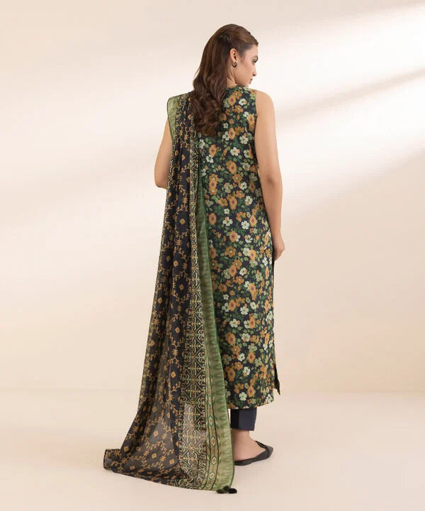 SAPPHIRE | UNSTITCHED 2 PIECE PRINTED LAWN SUIT