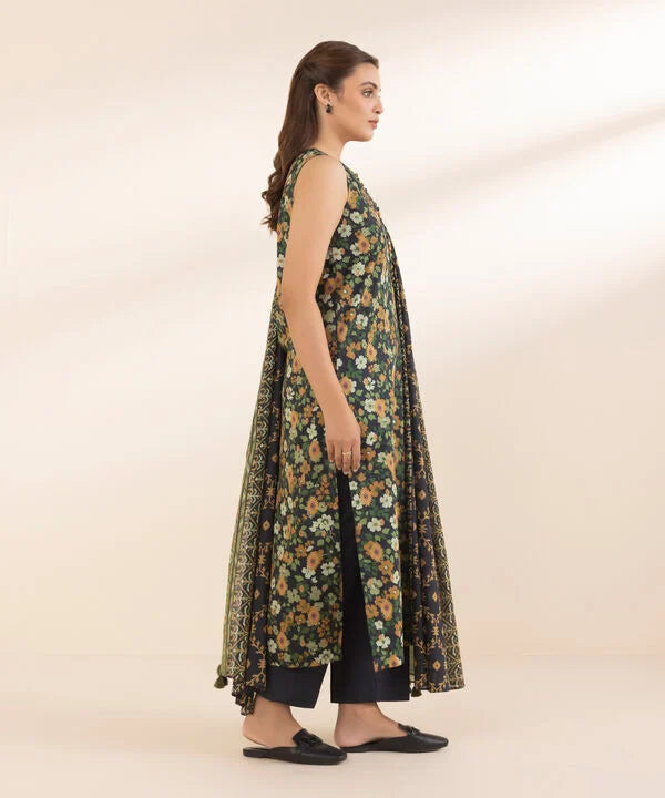 SAPPHIRE | UNSTITCHED 2 PIECE PRINTED LAWN SUIT
