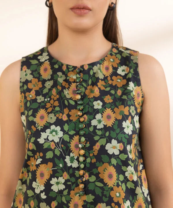 SAPPHIRE | UNSTITCHED 2 PIECE PRINTED LAWN SUIT
