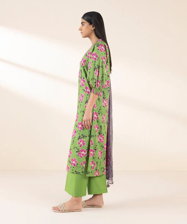 SAPPHIRE | UNSTITCHED 2 PIECE PRINTED LAWN SUIT