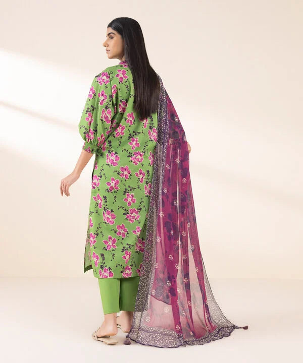 SAPPHIRE | UNSTITCHED 2 PIECE PRINTED LAWN SUIT
