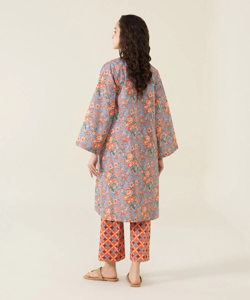 SAPPHIRE | UNSTITCHED 2 PIECE PRINTED LAWN SUIT