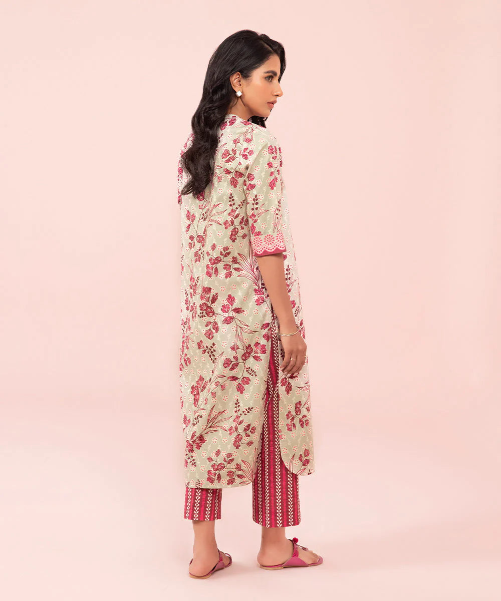 Sapphire | Unstitched 2 Piece Printed Cambric Suit