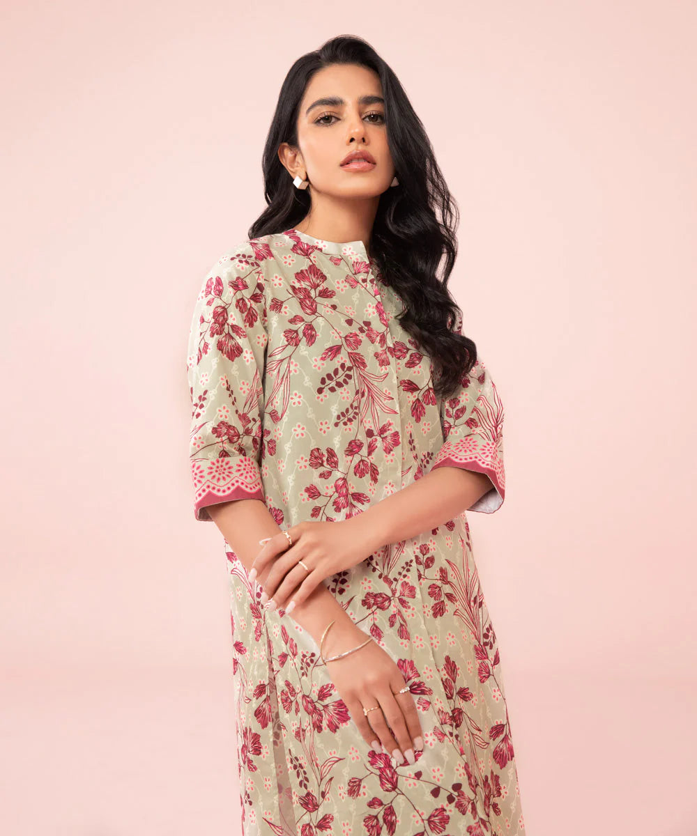 Sapphire | Unstitched 2 Piece Printed Cambric Suit