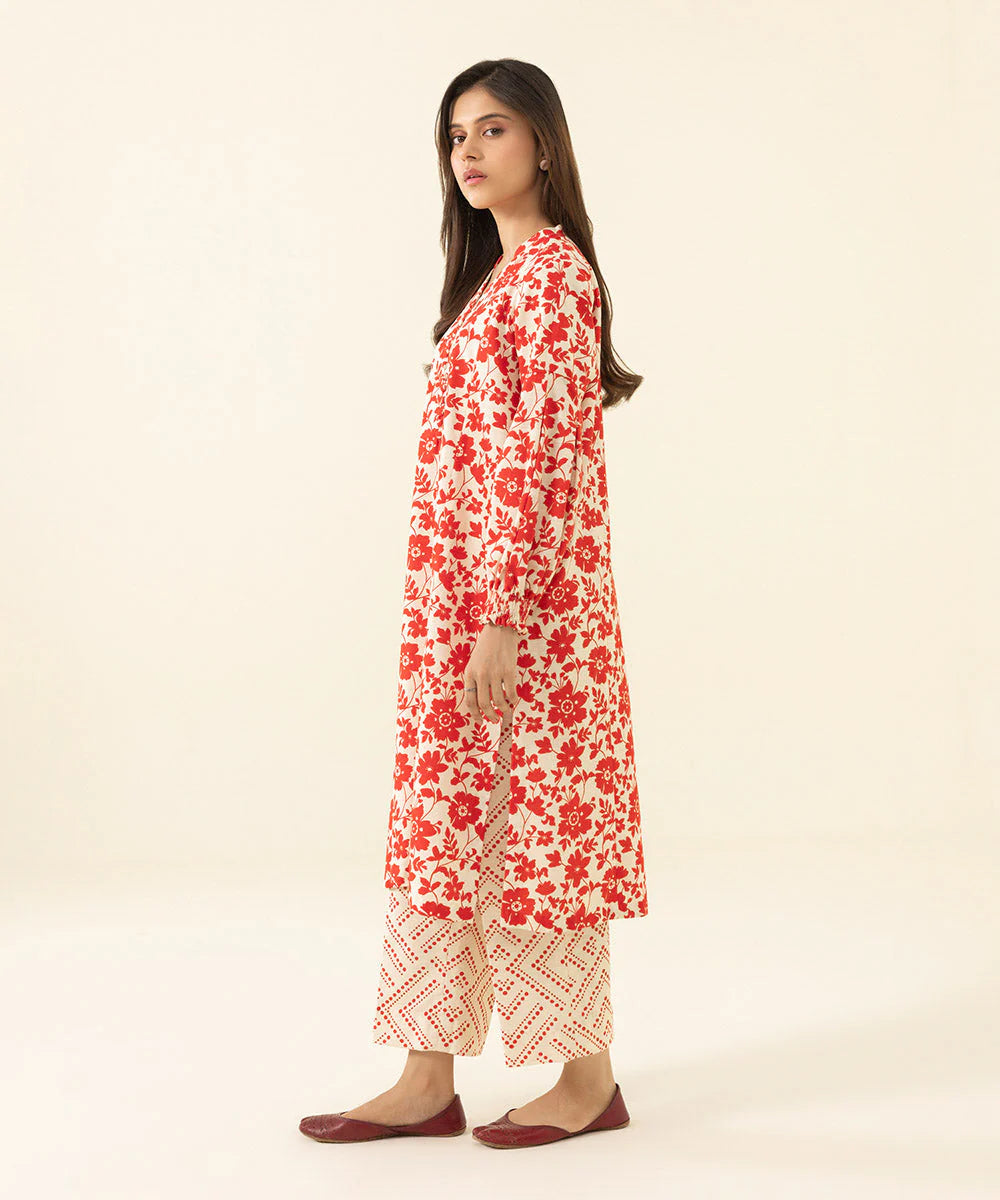 SAPPHIRE | UNSTITCHED 2 PIECE PRINTED KHADDAR SUIT