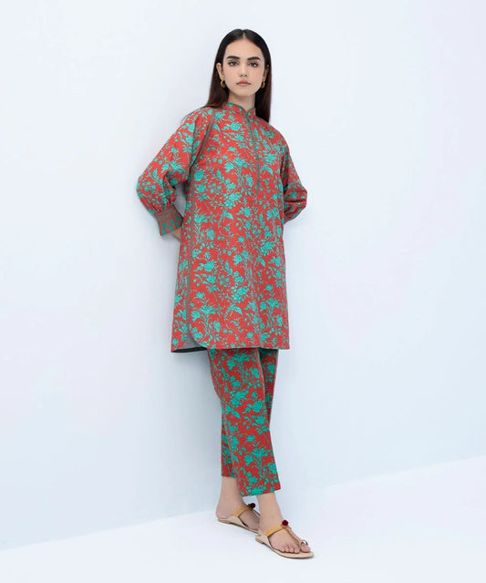 SAPPHIRE | UNSTITCHED 2 PIECE PRINTED KHADDAR SUIT