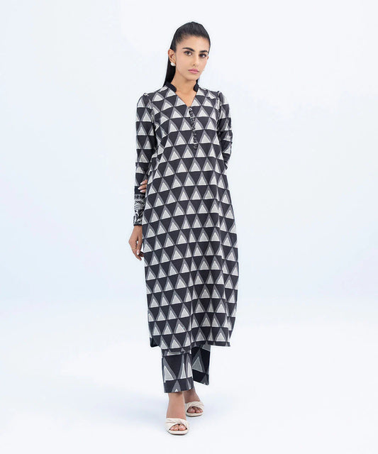 SAPPHIRE | UNSTITCHED 2 PIECE PRINTED KHADDAR SUIT