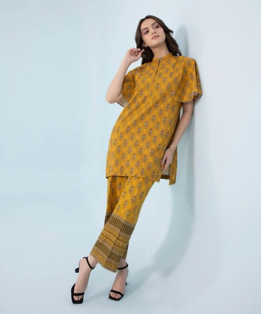 SAPPHIRE | UNSTITCHED 2 PIECE PRINTED CAMBRIC SUIT