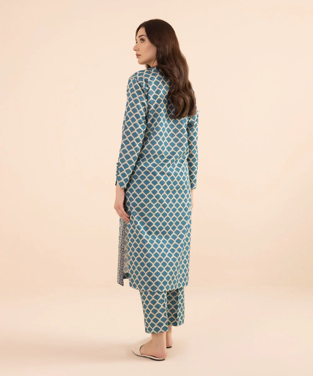 SAPPHIRE | UNSTITCHED 2 PIECE PRINTED LAWN SUIT