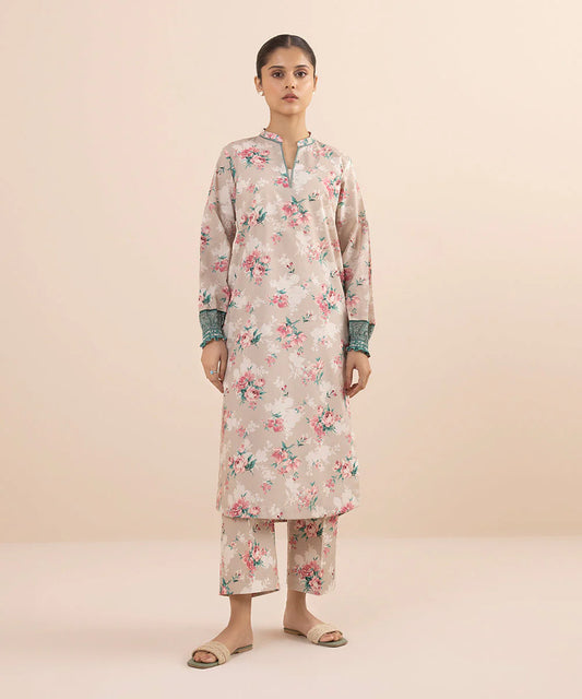 SAPPHIRE | UNSTITCHED 2 PIECE PRINTED LAWN SUIT