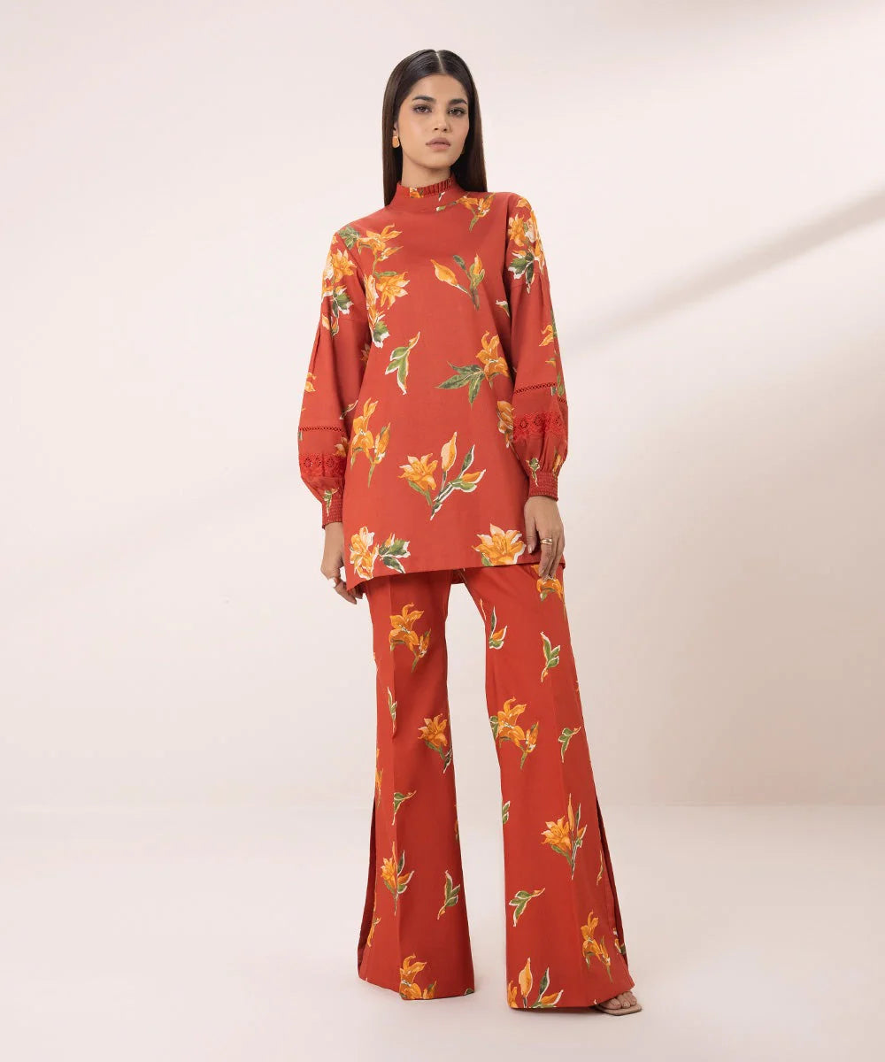 SAPPHIRE | UNSTITCHED 2 PIECE PRINTED LAWN SUIT