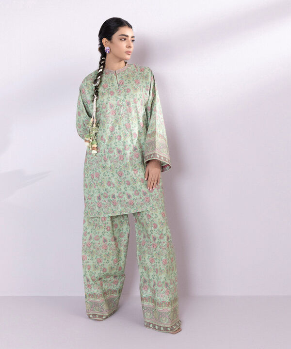 SAPPHIRE | UNSTITCHED 2 PIECE PRINTED LAWN SUIT