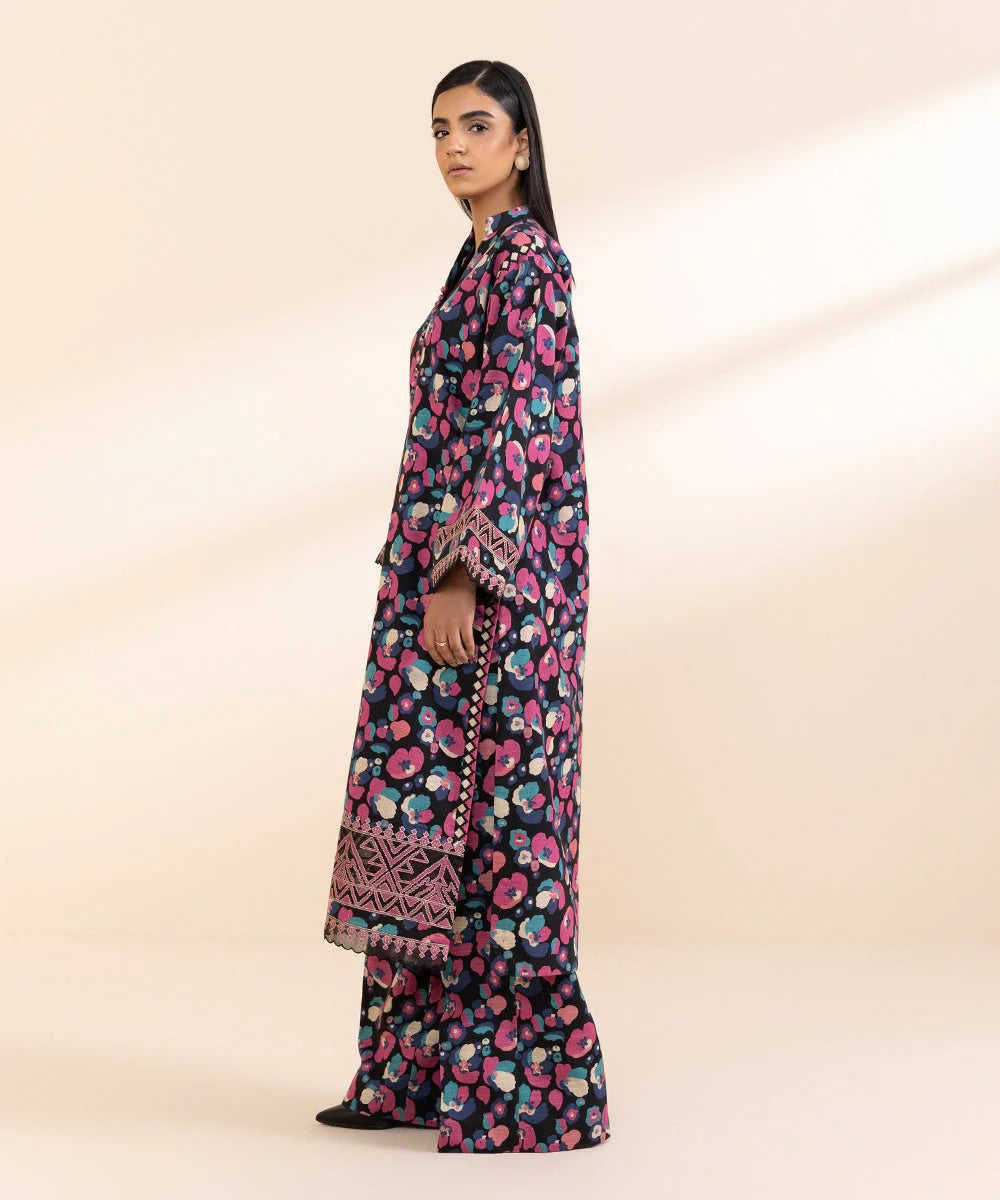 SAPPHIRE | UNSTITCHED 2 PIECE EMBROIDERED CAMBRIC SUIT