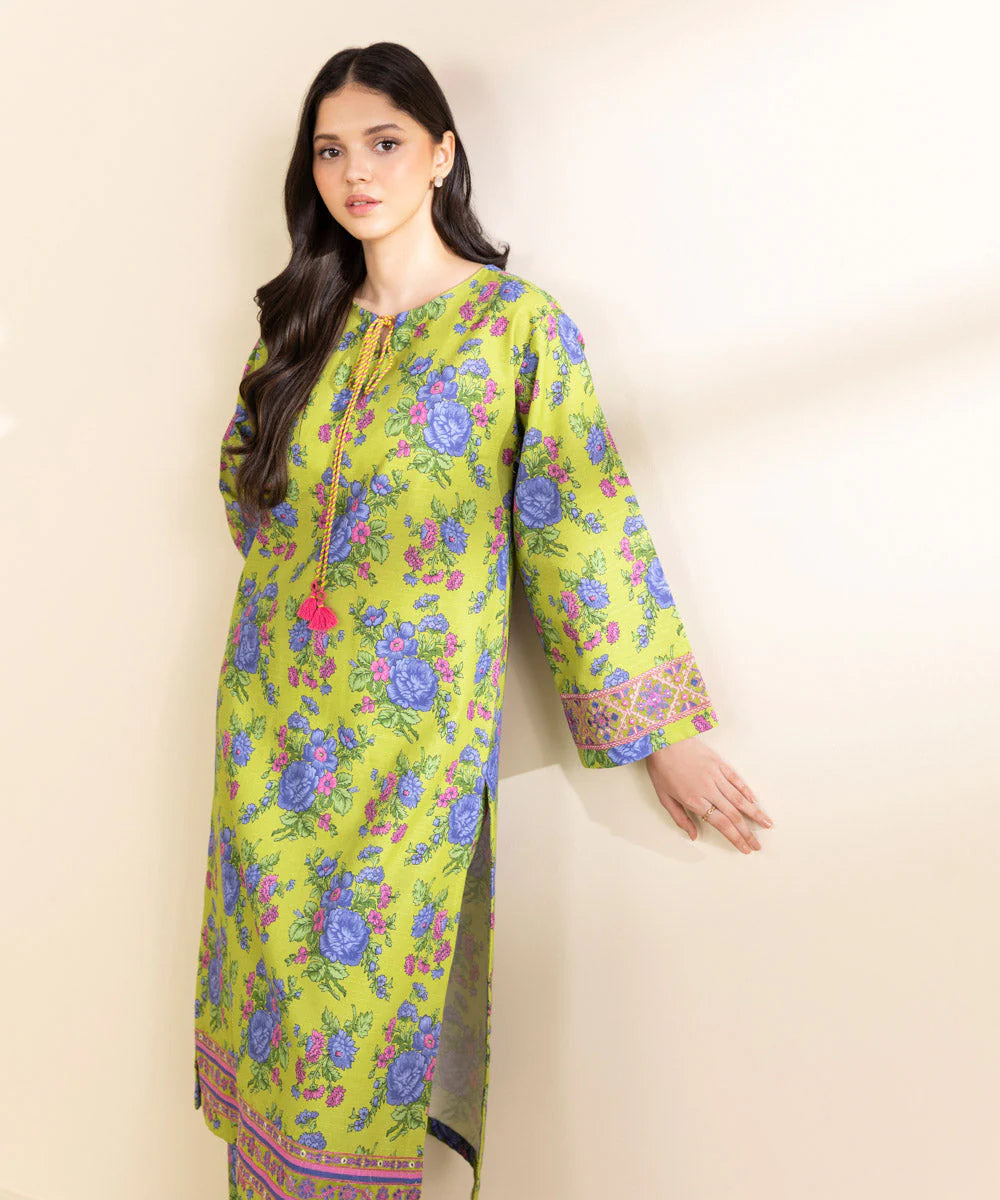 SAPPHIRE | UNSTITCHED 2 PIECE EMBROIDERED CAMBRIC SUIT