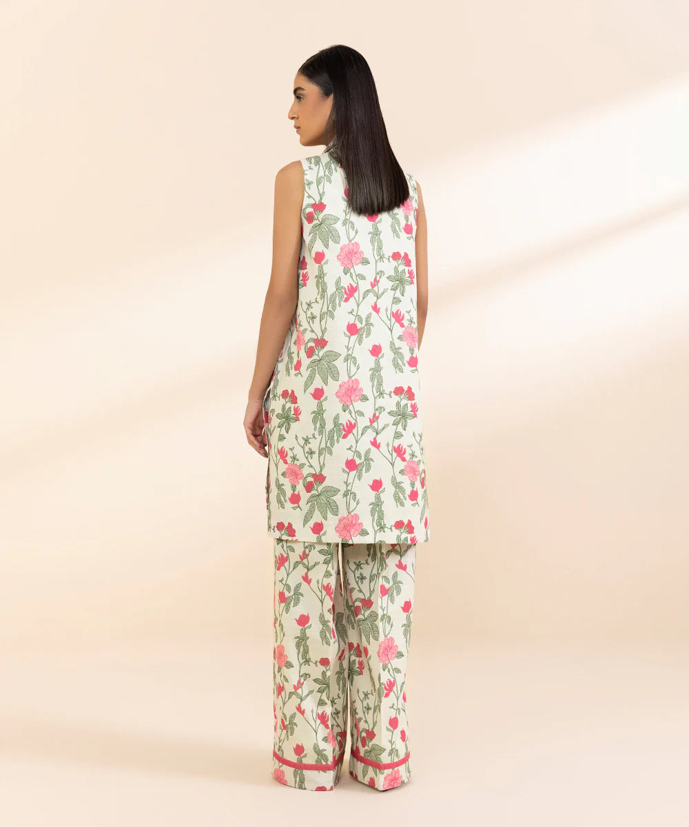 SAPPHIRE | UNSTITCHED 2 PIECE EMBROIDERED CAMBRIC SUIT