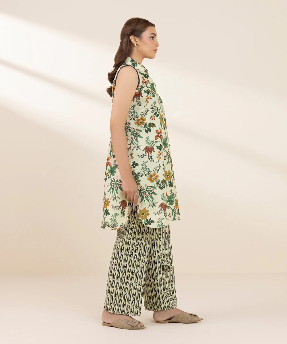 SAPPHIRE | UNSTITCHED 2 PIECE PRINTED KHADDAR SUIT