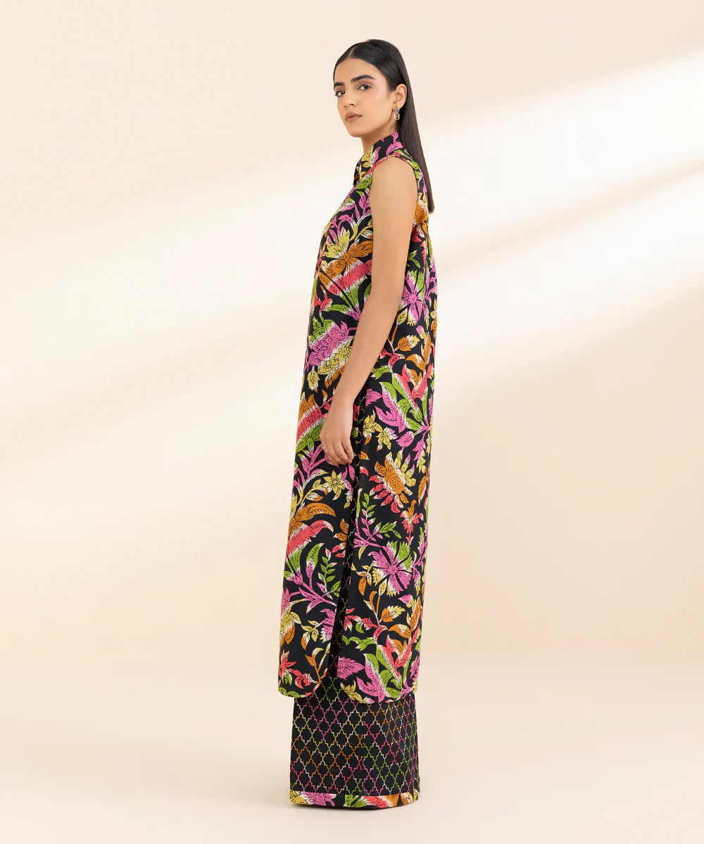 SAPPHIRE | UNSTITCHED 2 PIECE PRINTED KHADDAR SUIT