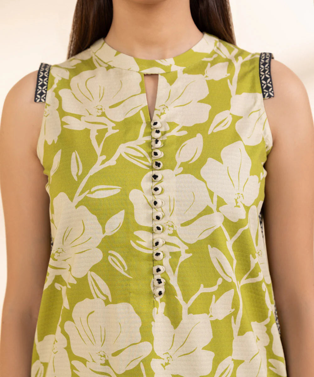 SAPPHIRE | UNSTITCHED 2 PIECE PRINTED DOBBY SUIT