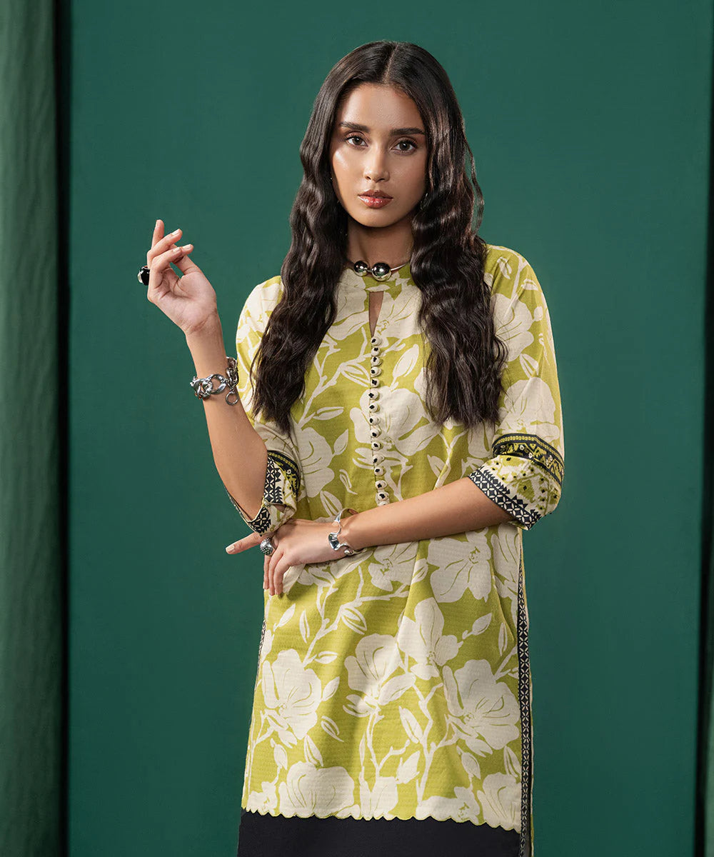 SAPPHIRE | UNSTITCHED 2 PIECE PRINTED DOBBY SUIT